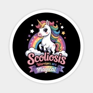 Scoliosis Surgery Recovery Cute Unicorn Magnet